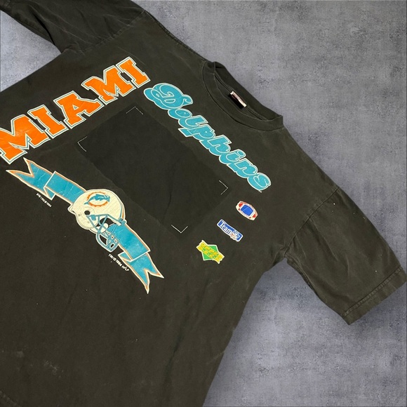 Vintage 1994 Sport Attack Miami Dolphins Tshirt Large - Picture 2 of 4